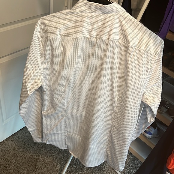 NWT Theory White Long Sleeve Button Down Shirt - Picture 2 of 5